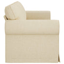 Sofa Creme 245 x 82 x 80 cm Stof