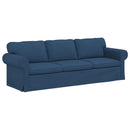 Sofa Blå 245 x 82 x 80 cm Stof