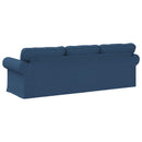 Sofa Blå 245 x 82 x 80 cm Stof