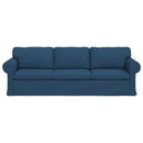Sofa Blå 245 x 82 x 80 cm Stof