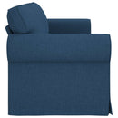 Sofa Blå 245 x 82 x 80 cm Stof