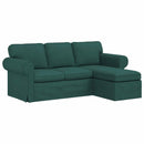 Sofa Mørkegrøn 195 x 138 x 80 cm Stof