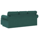 Sofa Mørkegrøn 195 x 138 x 80 cm Stof