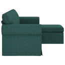 Sofa Mørkegrøn 195 x 138 x 80 cm Stof
