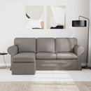 Sofa Gråbrun 195 x 138 x 80 cm Stof