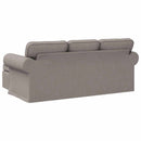 Sofa Gråbrun 195 x 138 x 80 cm Stof
