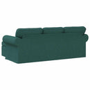 Sofa Mørkegrøn 215 x 138 x 80 cm Stof
