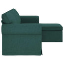 Sofa Mørkegrøn 215 x 138 x 80 cm Stof