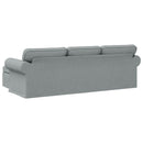 Sofa Lysegrå 245 x 138 x 80 cm Stof