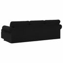 Sofa Sort 245 x 138 x 80 cm Stof