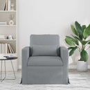 Sofa Lysegrå 78 x 78 x 80 cm Stof