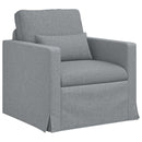 Sofa Lysegrå 78 x 78 x 80 cm Stof