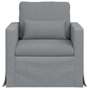 Sofa Lysegrå 78 x 78 x 80 cm Stof