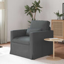 Sofa Mørkegrå 78 x 78 x 80 cm Stof