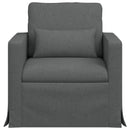 Sofa Mørkegrå 78 x 78 x 80 cm Stof