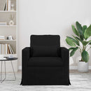 Sofa Sort 78 x 78 x 80 cm Stof
