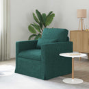 Sofa Mørkegrøn 78 x 78 x 80 cm Stof