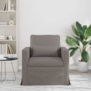 Sofa Gråbrun 78 x 78 x 80 cm Stof