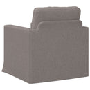 Sofa Gråbrun 78 x 78 x 80 cm Stof