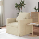Sofa Creme 78 x 78 x 80 cm Stof