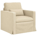 Sofa Creme 78 x 78 x 80 cm Stof