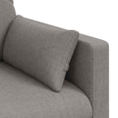 Sofa Gråbrun 139 x 78 x 80 cm Stof