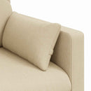 Sofa Creme 139 x 78 x 80 cm Stof