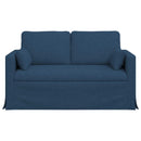 Sofa Blå 139 x 78 x 80 cm Stof