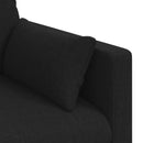 Sofa Sort 198 x 78 x 80 cm Stof