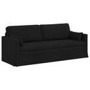 Sofa Sort 198 x 78 x 80 cm Stof