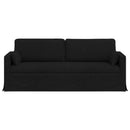 Sofa Sort 198 x 78 x 80 cm Stof