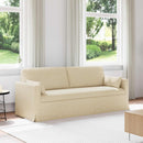 Sofa Creme 198 x 78 x 80 cm Stof