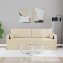 Sofa Creme 198 x 78 x 80 cm Stof