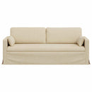 Sofa Creme 198 x 78 x 80 cm Stof
