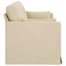 Sofa Creme 198 x 78 x 80 cm Stof