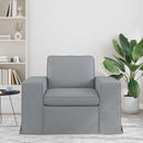 Sofa Lysegrå 103 x 80 x 82 cm Stof
