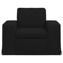 Sofa Sort 103 x 80 x 82 cm Stof