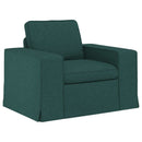 Sofa Mørkegrøn 103 x 80 x 82 cm Stof