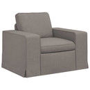 Sofa Gråbrun 103 x 80 x 82 cm Stof