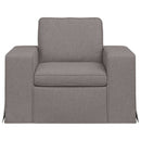 Sofa Gråbrun 103 x 80 x 82 cm Stof