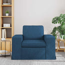 Sofa Blå 103 x 80 x 82 cm Stof