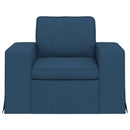 Sofa Blå 103 x 80 x 82 cm Stof