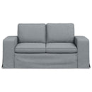 Sofa Lysegrå 162 x 80 x 82 cm Stof