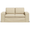 Sofa Creme 162 x 80 x 82 cm Stof