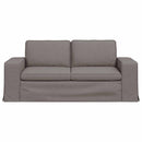 Sofa Gråbrun 182 x 80 x 82 cm Stof