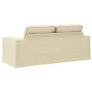 Sofa Creme 182 x 80 x 82 cm Stof