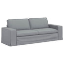 Sofa Lysegrå 222 x 80 x 82 cm Stof