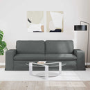 Sofa Mørkegrå 222 x 80 x 82 cm Stof