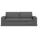 Sofa Mørkegrå 222 x 80 x 82 cm Stof