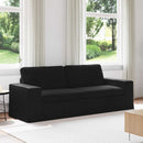 Sofa Sort 222 x 80 x 82 cm Stof